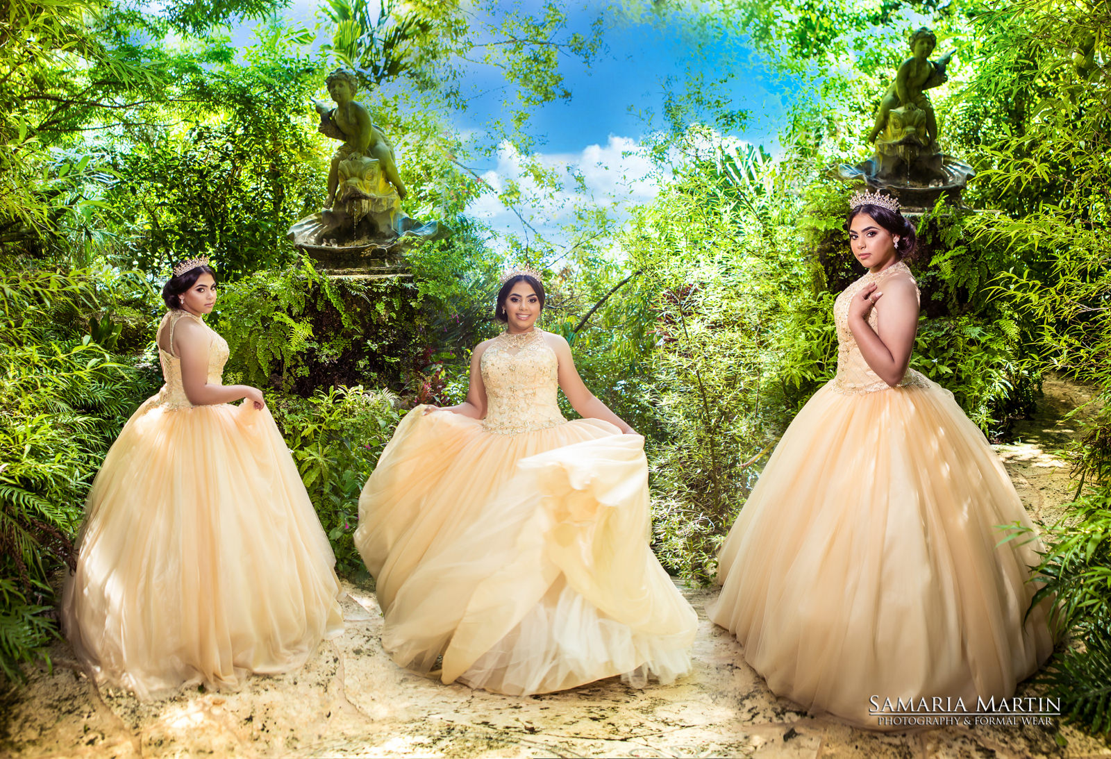 Rent quinceanera dresses, Secret Garden photoshoot, best quinceanera ...