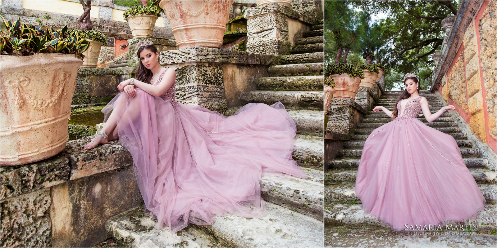 Quinceanera Photoshoot Villa Turqueza | SAMARIA MARTIN QUINCEANERA  PHOTOGRAPHY AND DRESSES